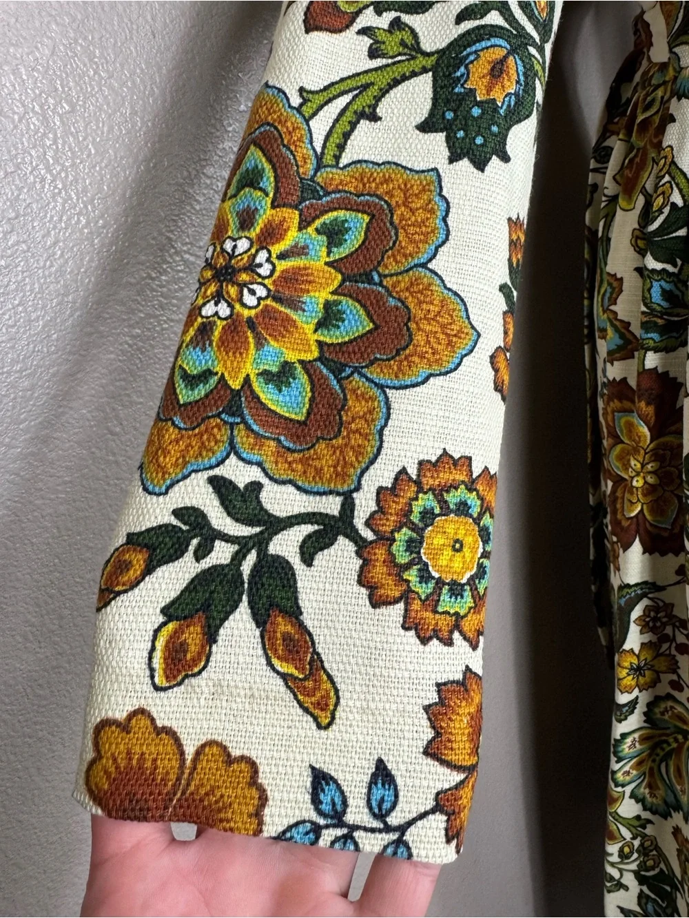 California Charmer 60’s Regency Tapestry Fabric Prairie Dress J